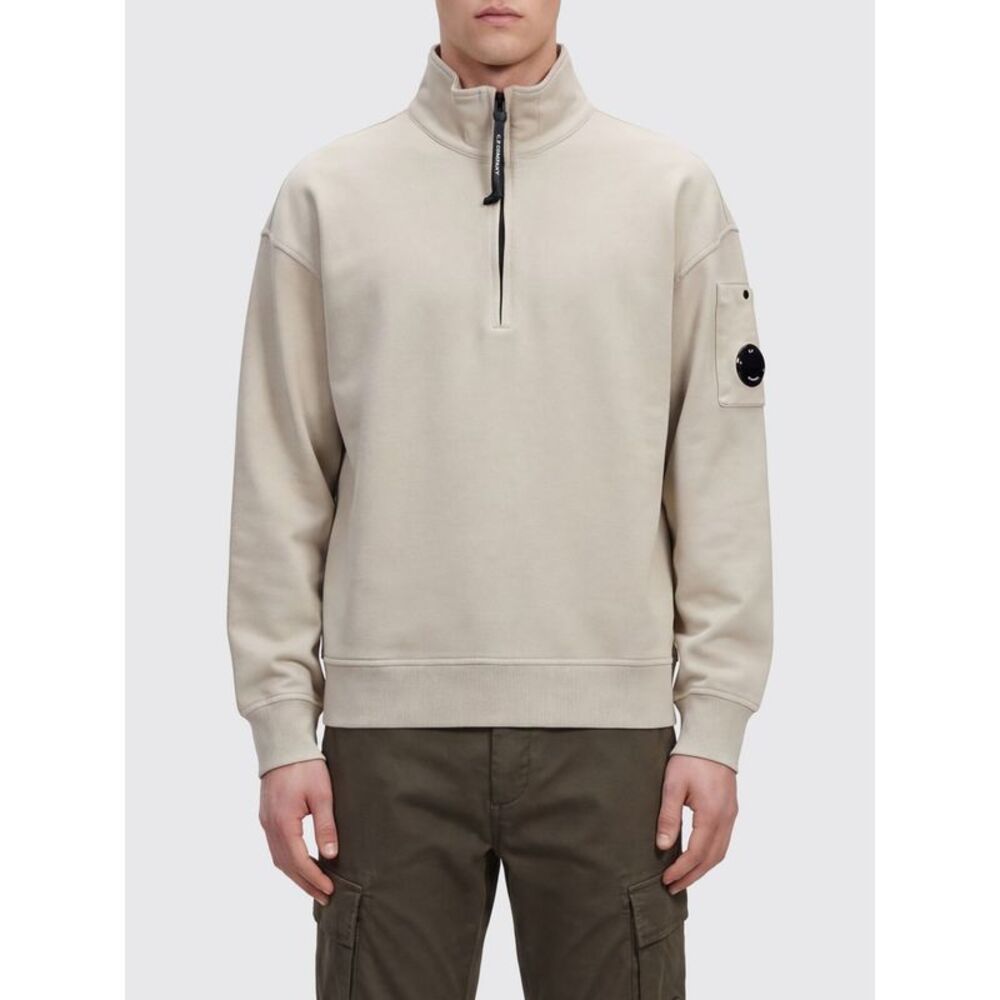 C.P. Company Men C.P. Company Cotton High Neck Half-Zip Sweatshirt
